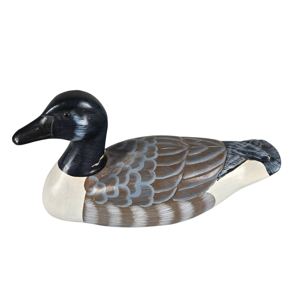 Wooden Duck Decoy Hand Painted Folk Art Decor Rustic Decor,‎
